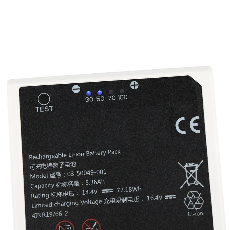 03-50049-001 Battery For GE REF 5803177 4INR19/66-2 medical battery 14.4V 77.18Wh 5360mAh