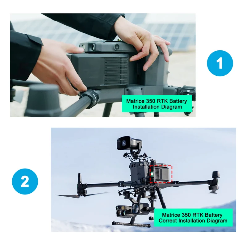 TB65 Intelligent Flight Battery For DJI Matrice 350 RTK M300 RTK Drone parts | KingSener