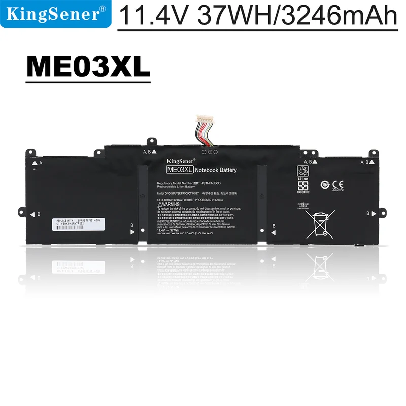 HP Stream 11 13 Laptop Battery ME03XL 11.4V 37Wh Replacement