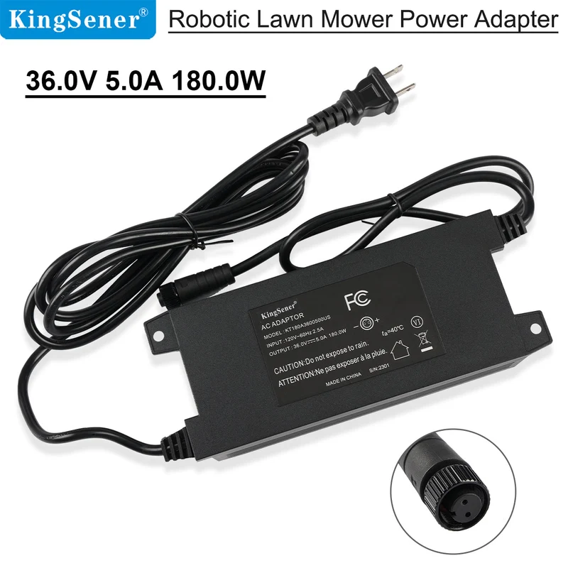 Kingsener Power Charger For EcoFlow KT180A3600500US 36.0V 5.0A 180.0W