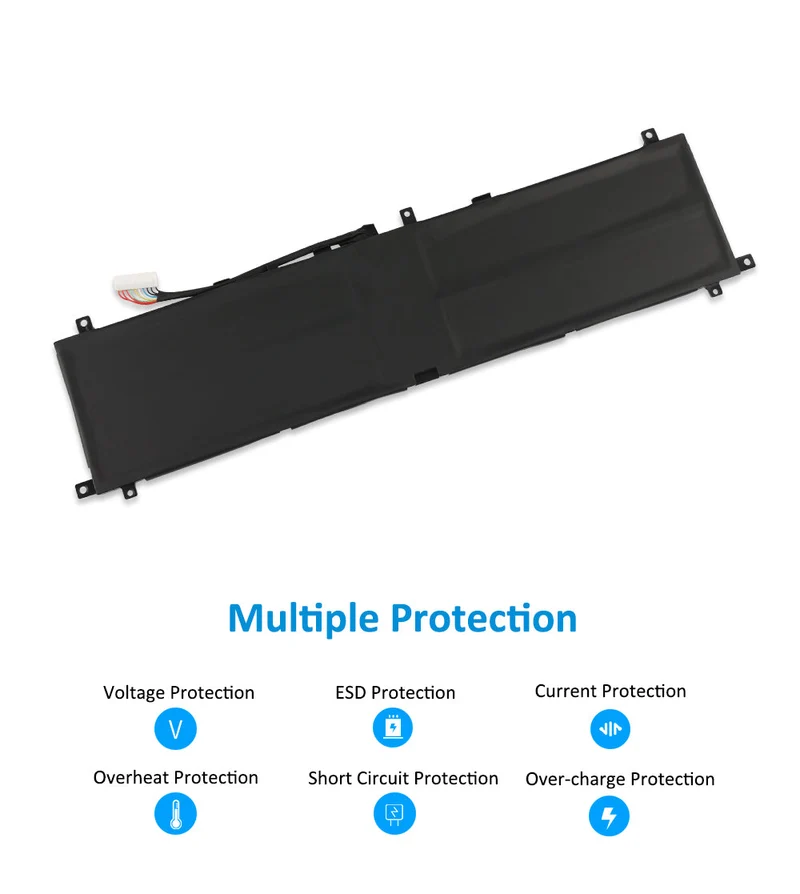 MSI Raider GE78HX 13VI 13VH 13VG Battery BTY-M6M3 15.2V 99.99Wh