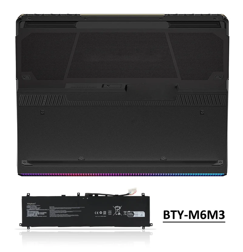 MSI Raider GE78HX 13VI 13VH 13VG Battery BTY-M6M3 15.2V 99.99Wh