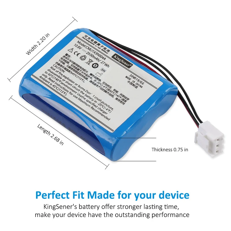 Rechargeable Li-ion Battery For Comen CMLI1X3N004A 10.8V 2500mAh/27WH
