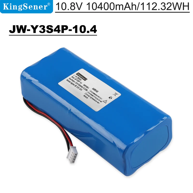 Replacement Li-ion Battery JW-Y3S4P-10.4 3INR19/66.4 10.8V 10400mAh/112.32WH