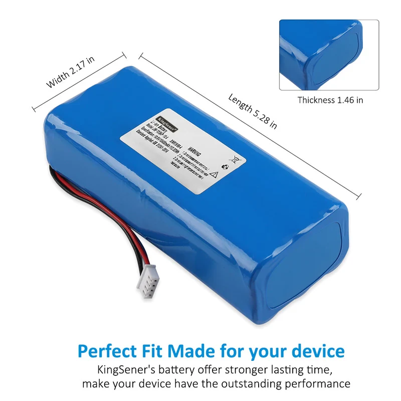 Replacement Li-ion Battery JW-Y3S4P-10.4 3INR19/66.4 10.8V 10400mAh/112.32WH
