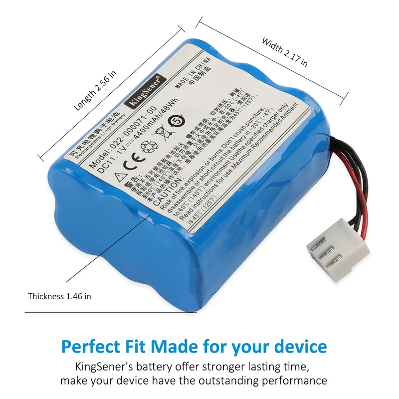 Rechargeable Li-ion Battery For Comen 022-000071-00 11.1V 4400mAh 48Wh