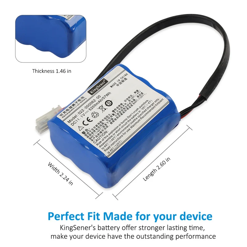 022-000062-00 For Comen AX-600 Anesthesia and respiratory apparatus Medical Rechargeable Li-ion Battery