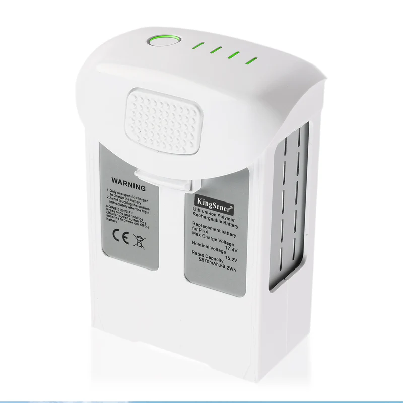 DJI Phantom 4 Pro Intelligent Flight Battery – 5870mAh, 30-Min Flight Time