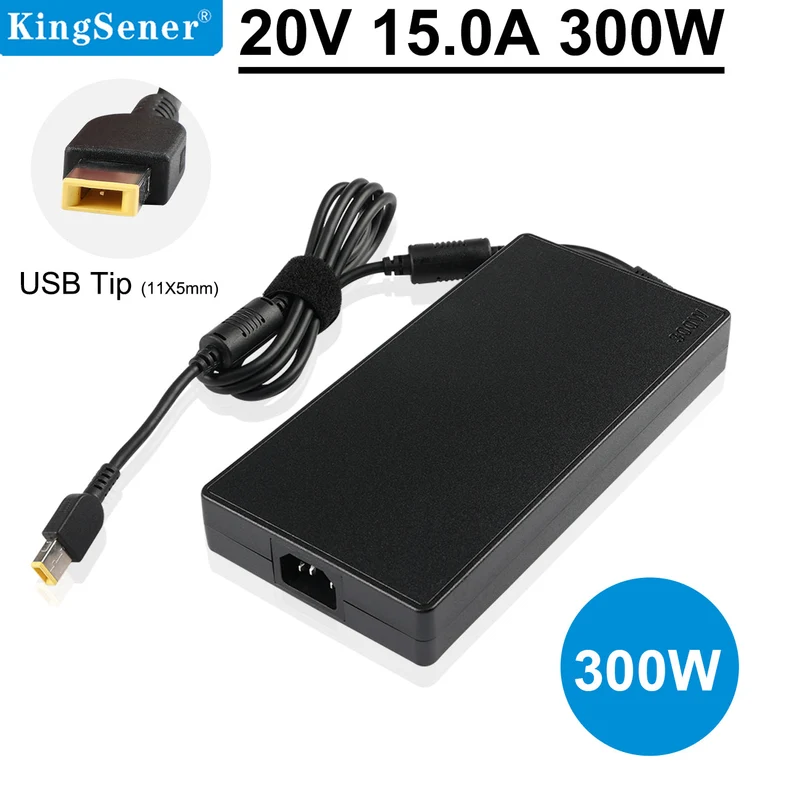 300W 20V 15A ADL300SDC3A AC Adapter Laptop Charger For Lenovo Legion R9000P R9000K Y9000K Y9000X