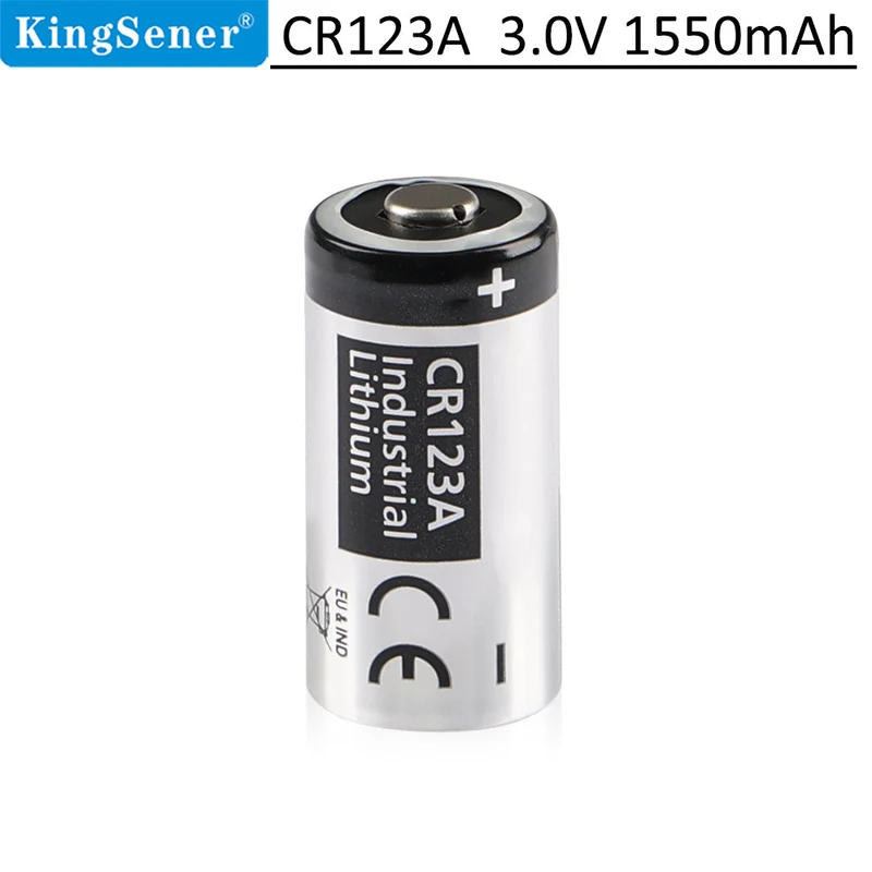 For Panasonic CR123A USB-C Rechargeable Batteries For Cameras Flashlight Alarm Smart Sensors (Non-Rechargeable)