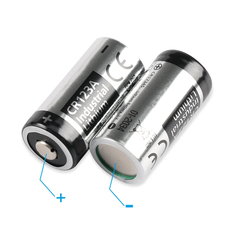 For Panasonic CR123A USB-C Rechargeable Batteries For Cameras Flashlight Alarm Smart Sensors (Non-Rechargeable)