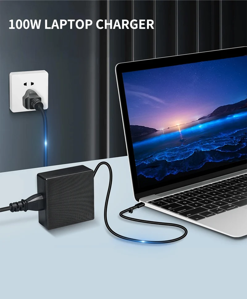 A20-100P1A Laptop Charger For ASUS ROG Zephyru 100W 20V 5A Type-C Adapter GV301QH G533QM GA401QE GA401QM GA503QM GA551QS GX703HS