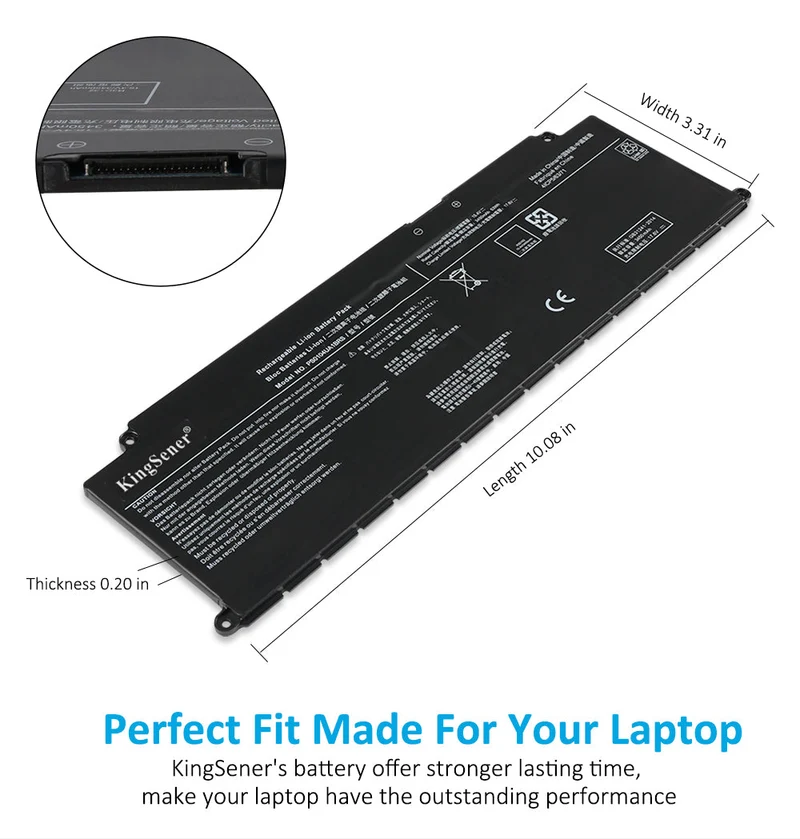 PS0104UA1BRS Laptop Battery For Toshiba Dynabook U30 Tecra A50-J-12U A40-J-12E A40-J-1OX A50-J CS40L-K12 i3-1215U i5-1235U P000834210 15.4V 53WH | KingSener