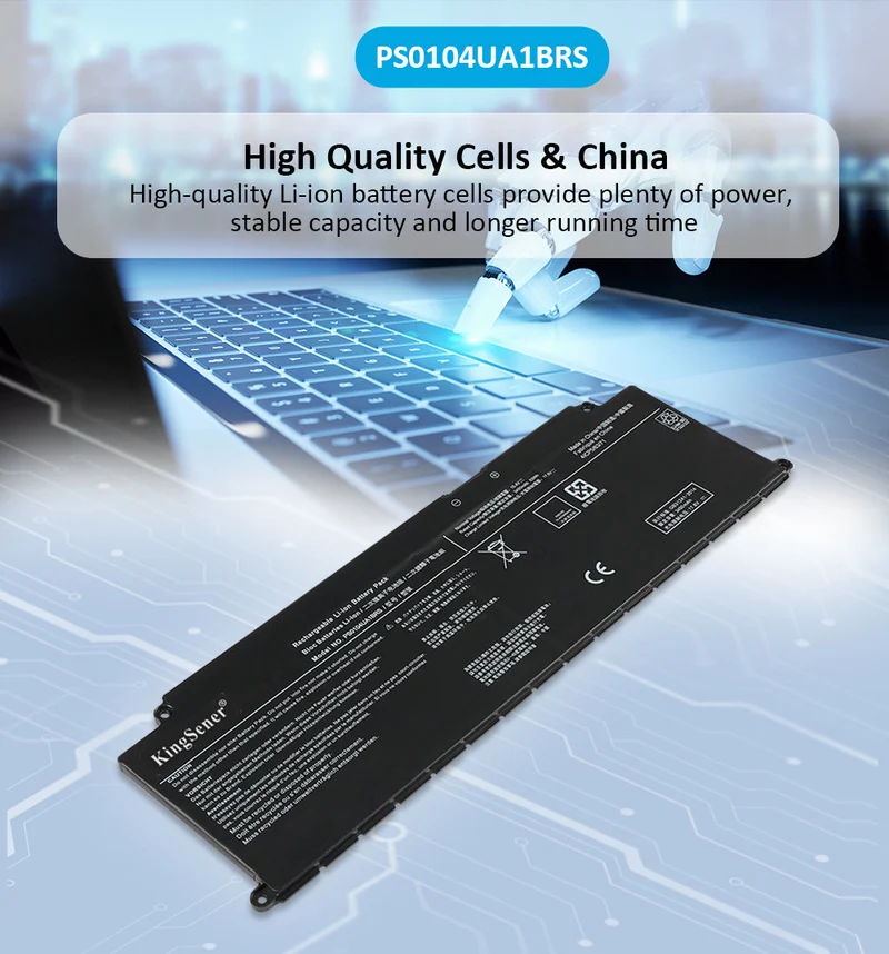 PS0104UA1BRS Laptop Battery For Toshiba Dynabook U30 Tecra A50-J-12U A40-J-12E A40-J-1OX A50-J CS40L-K12 i3-1215U i5-1235U P000834210 15.4V 53WH | KingSener