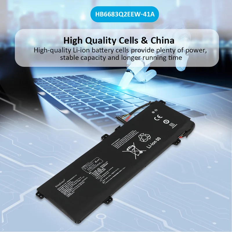 HB6683Q2EEW-41A Laptop Battery For Honor For MagicBook 14 2022 GLO-N56 GLO-F56 GLO-F76 GLC-F56 HB6683Q2EEW-41C 15.4V 75WH | KingSener