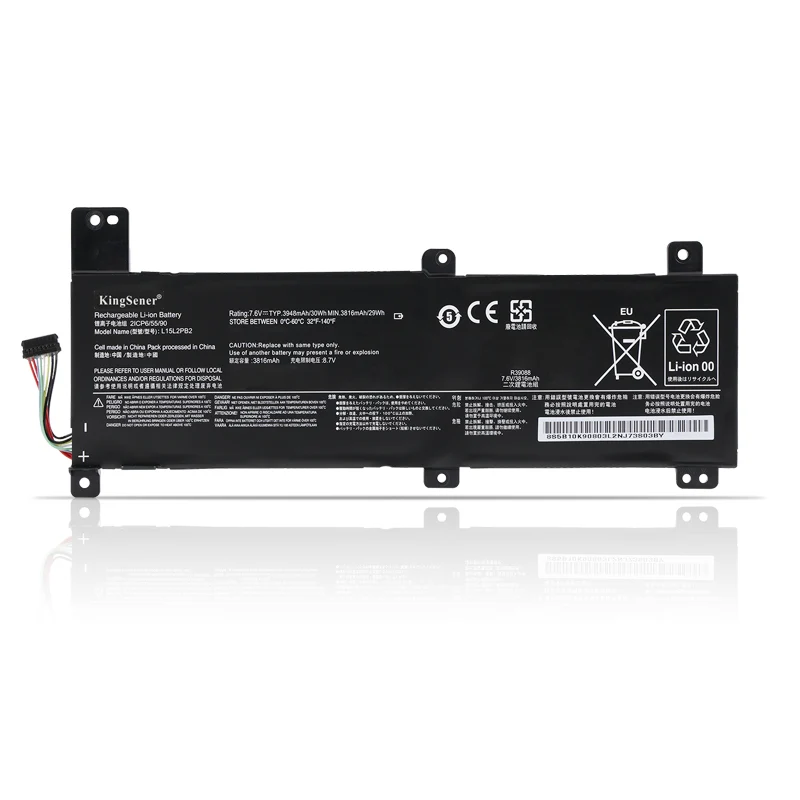 L15M2PB2 L15L2PB2 Battery for Lenovo IdeaPad 310-14IAP 310-14IKB 310-14ISK — 30Wh 7.6V