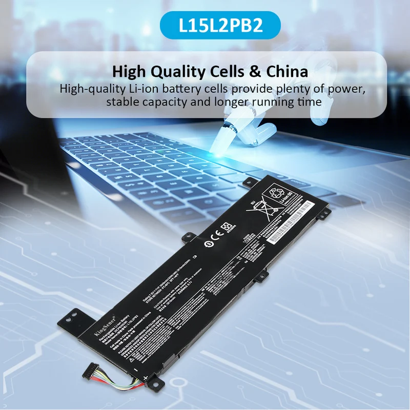 L15M2PB2 L15L2PB2 Battery for Lenovo IdeaPad 310-14IAP 310-14IKB 310-14ISK — 30Wh 7.6V