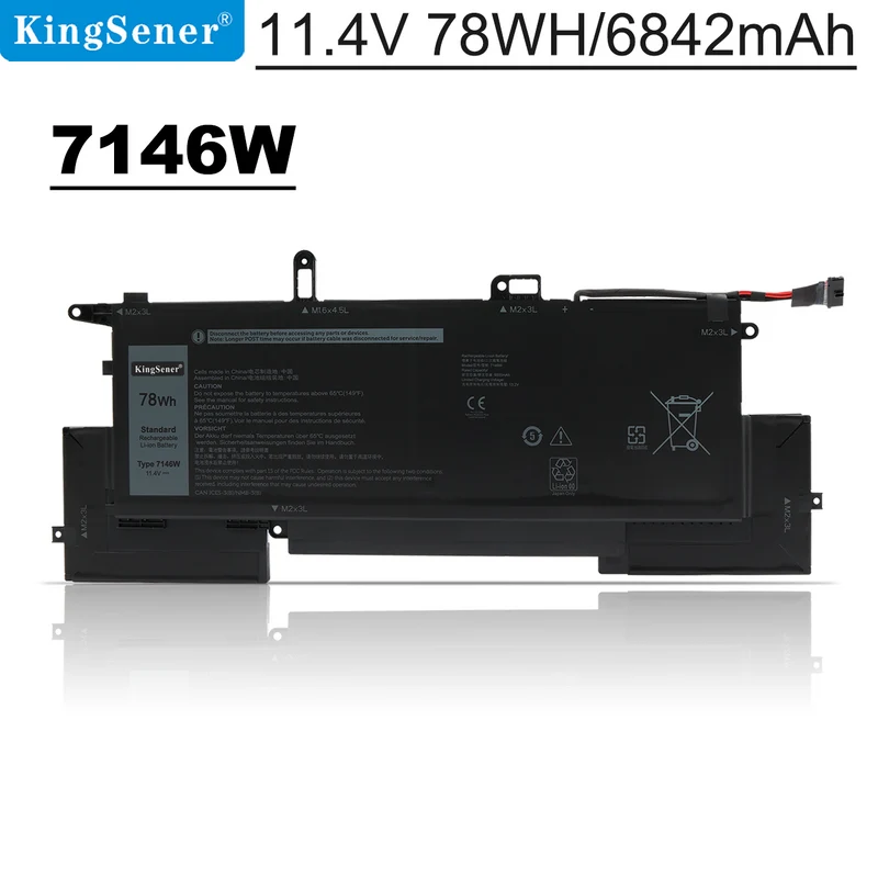 7146W Laptop Battery For Dell Latitude 9410 02K0CK 0C76H7 P110G | KingSener