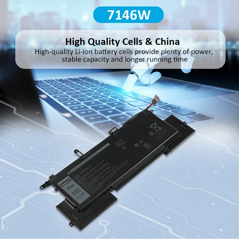 7146W Laptop Battery For Dell Latitude 9410 02K0CK 0C76H7 P110G | KingSener