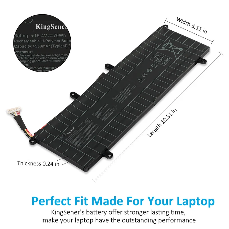 C41N2004 Laptop Battery For Asus ZenBook Duo 14 UX482 UX482EA UX482EA-KA551TS Series