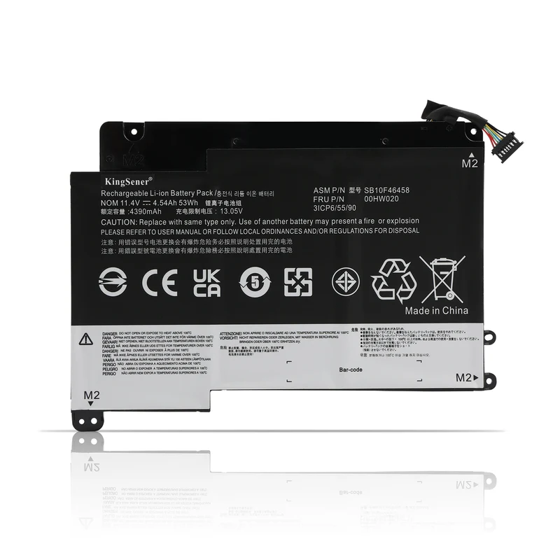 00HW020 00HW021 Laptop Battery for Lenovo ThinkPad P40 Yoga 20GQ 20GR Yoga 460 20EL 20EM 20FY 20G Series SB10F46459 SB10F46458 | KingSener