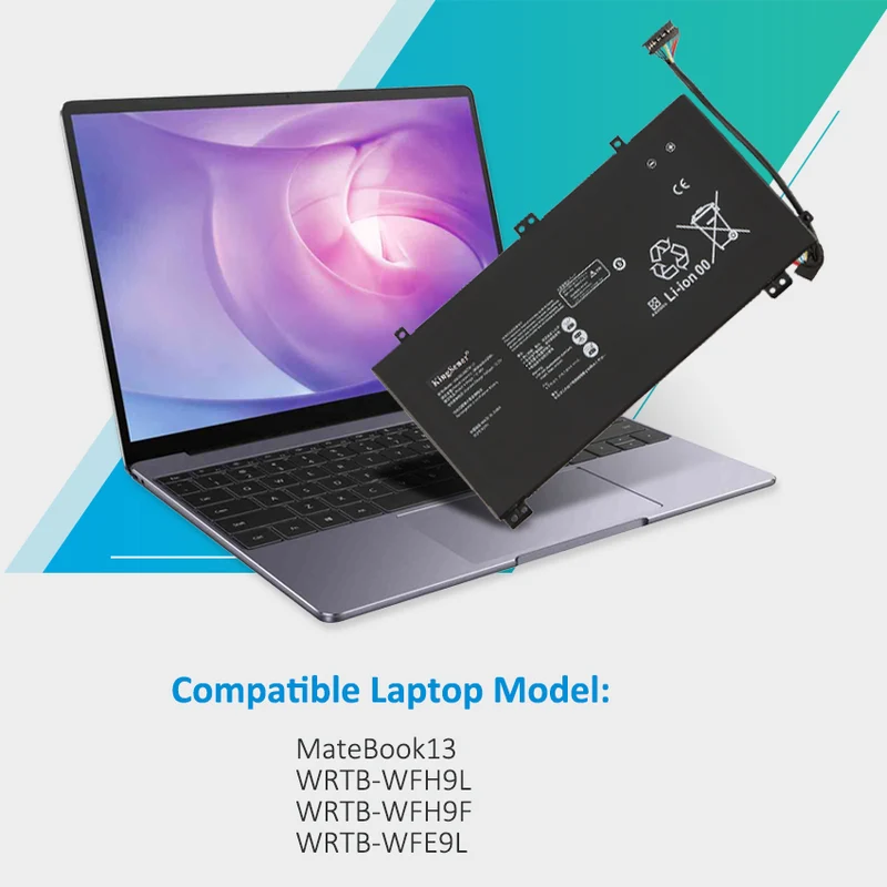 HB4593J6ECW-31 Laptop battery For For Huawei Matebook 13 WRTB-WFH9L WRTB-WFH9F WRTB-WFE9L | KingSener