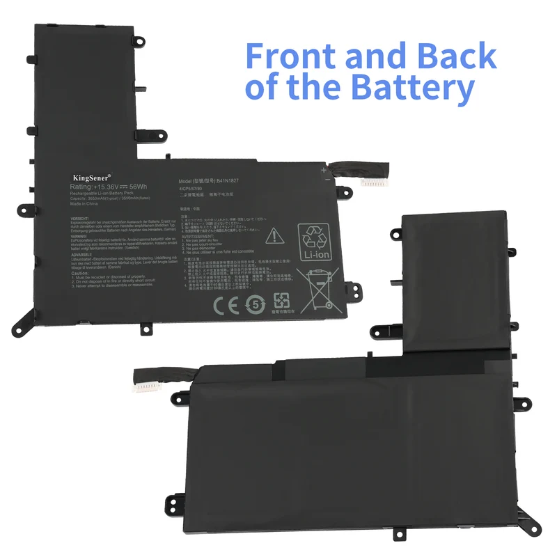 B41N1827 Laptop Battery For Asus ZenBook Flip 15 UM562 UX562 UX562F UX562FA UX562UG UX562IA UX562IQ UM562IA UM562IQ | KingSener