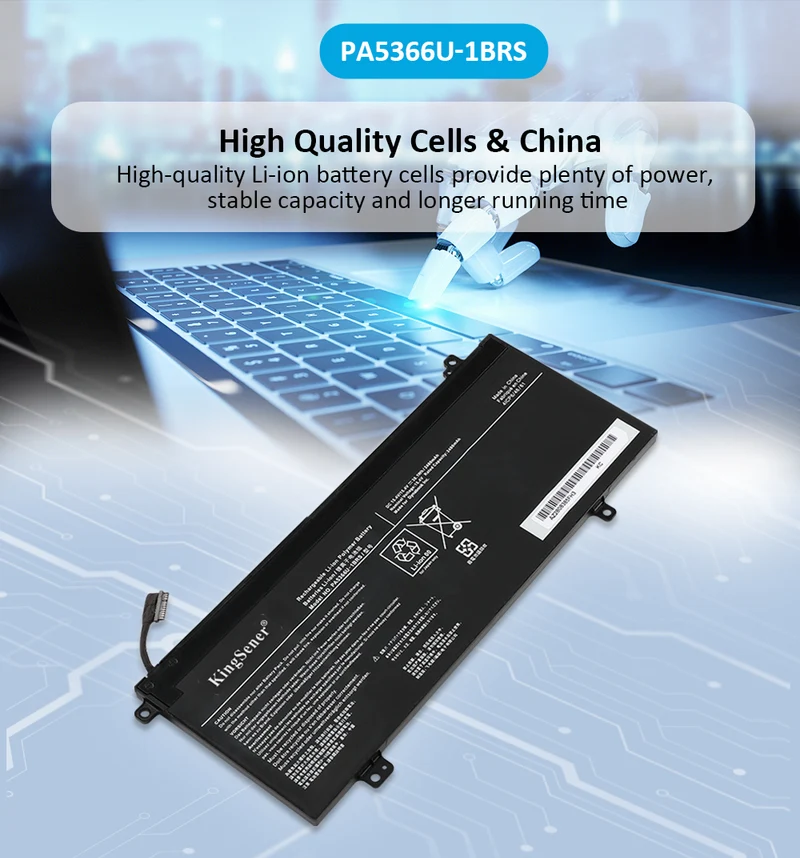 PA5366U-1BRS Laptop Battery For Toshiba Dynabook Satellite Pro L50-G 11P 13Q 138 15Q 17P Series 4ICP6/47/61 15.4V 38.1WH/2480mAh | KingSener