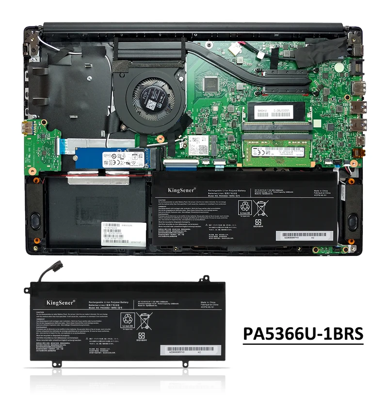 PA5366U-1BRS Laptop Battery For Toshiba Dynabook Satellite Pro L50-G 11P 13Q 138 15Q 17P Series 4ICP6/47/61 15.4V 38.1WH/2480mAh | KingSener