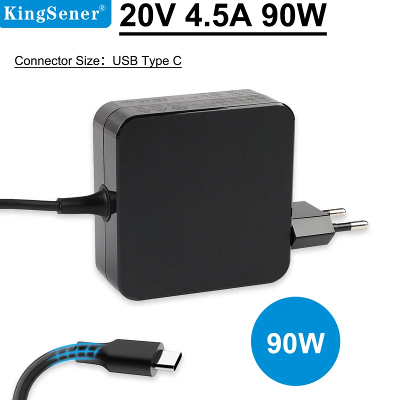 20V 4.5A 90W ADP-90RE B USB-C Type-C AC Adapter Laptop Charger For Asus M5402RA S5402Z UX5400ZF M3402RA M3402QA UX5400ZB S5602ZA