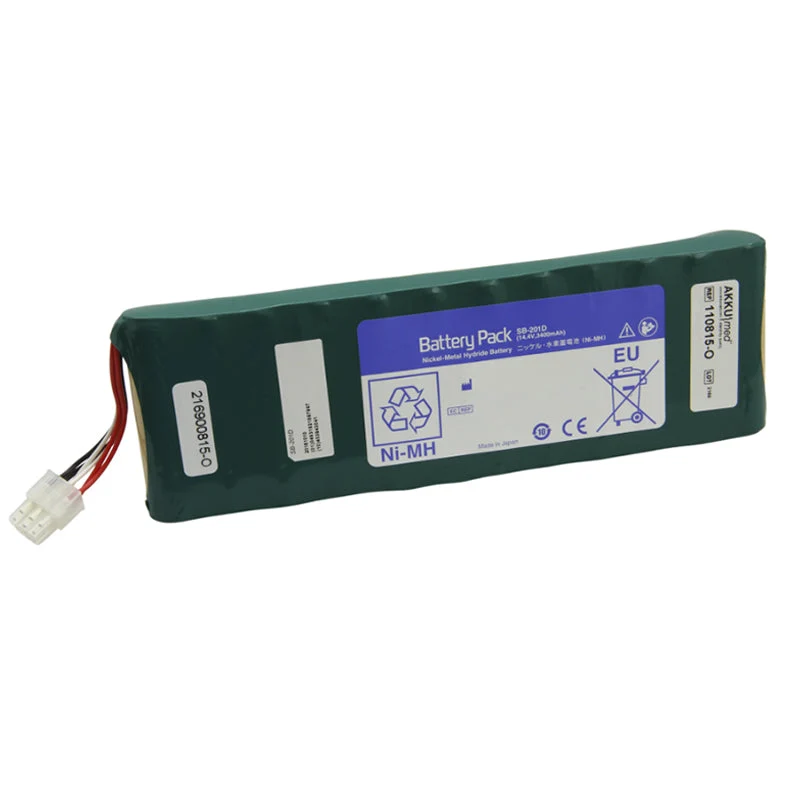 SB-201D X078 OM11850 Battery For Nihon Kohden Cardiofax G ECG-2550 monitor 35