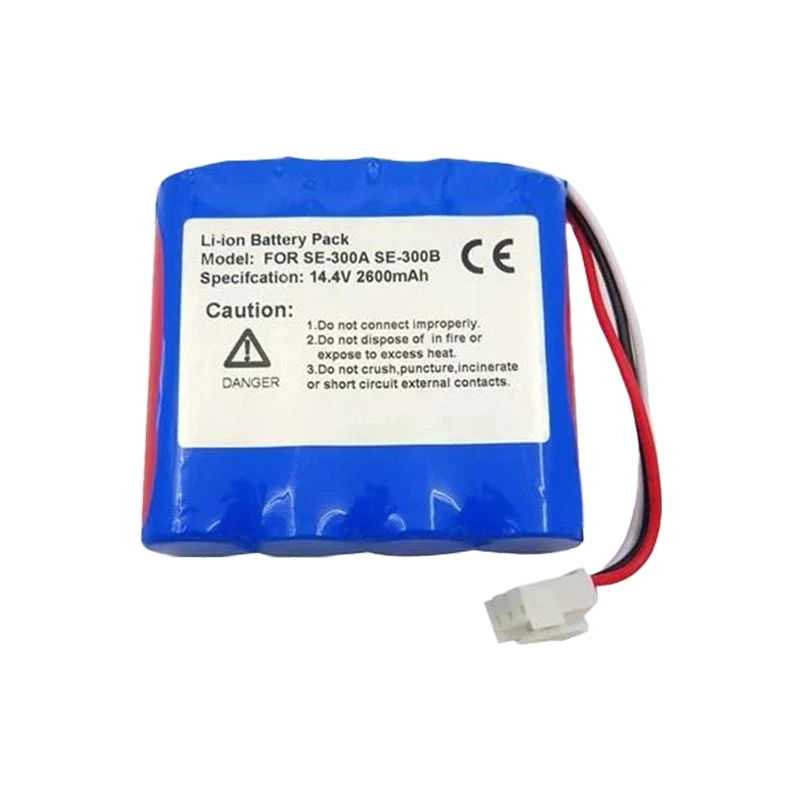 Battery suitable for Nihon Kohden Edan SE-1 Edan SE-3 Edan SE-1200 Edan HYTB-102 2600mAh