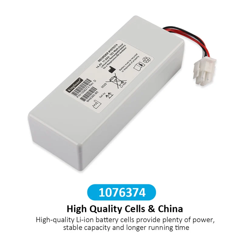 Rechargeable Battery 1076374 For Philips Respironics V60 V60S Ventilator