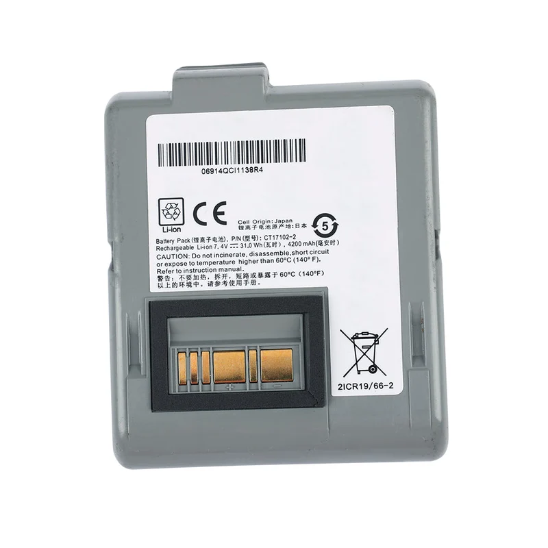 Battery 31.0WH CT17102-2 for Zebra RW420 L405 RW420 EQ Mobile Printer | KingSener