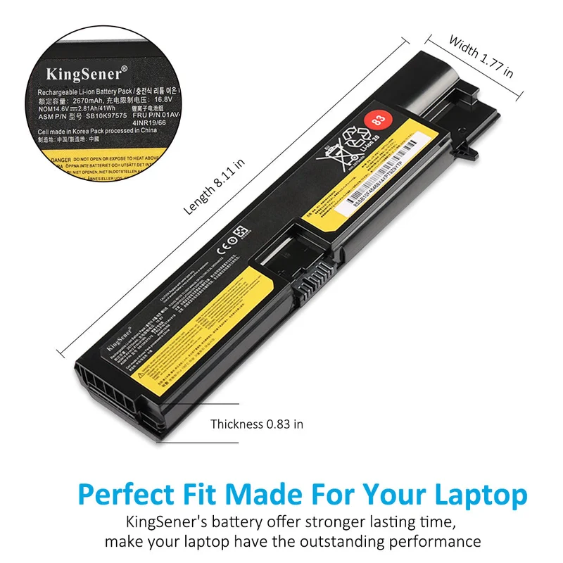 Laptop battery For Lenovo ThinkPad E570 E570C E575 SB10K97573 01AV416 14.6V