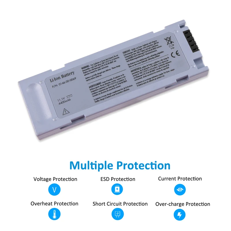0146-00-0069 Li-ion Battery For Mindray Accutorr V Accutorr Plus PM7000 PM8000 PM9000 DPM3 DPM4 DPM5 M05-010001-06 | KingSener