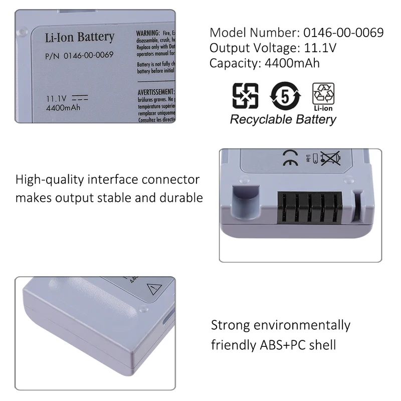0146-00-0069 Li-ion Battery For Mindray Accutorr V Accutorr Plus PM7000 PM8000 PM9000 DPM3 DPM4 DPM5 M05-010001-06 | KingSener