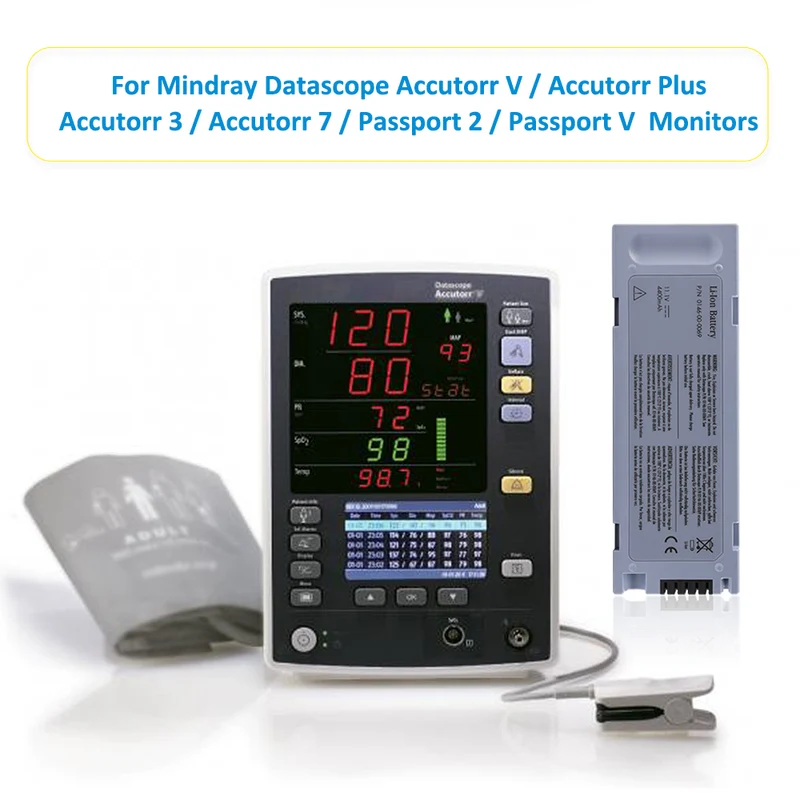 0146-00-0069 Li-ion Battery For Mindray Accutorr V Accutorr Plus PM7000 PM8000 PM9000 DPM3 DPM4 DPM5 M05-010001-06 | KingSener