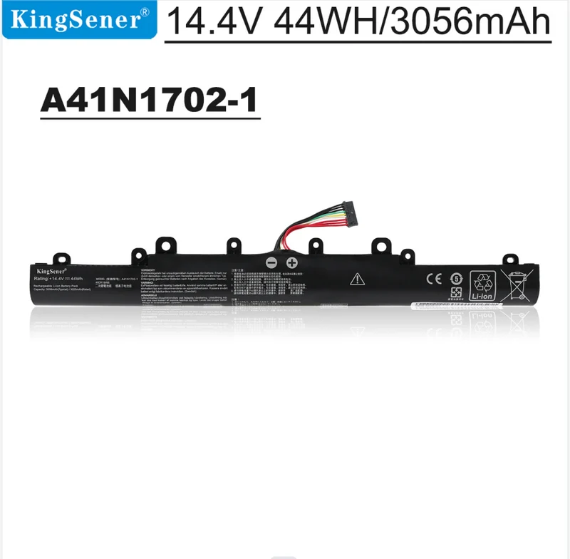 A41N1702-1 Laptop Battery For Asus P1440 P1440UA P1440UF P1440UF-1A P1440F P1440FA | KingSener