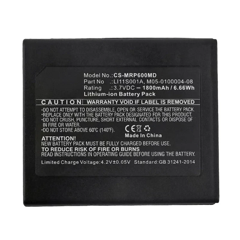 Replacement Battery For Mindray DPM2 PM60 022-000008-00 Li11s001a M05-0100004-08 Battery