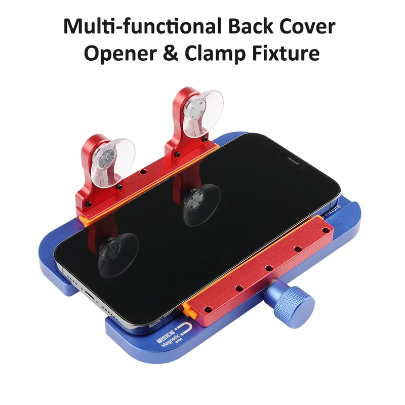 Three-in-one multifunctional suitable for Apple mobile phone repair stand screen side clamp