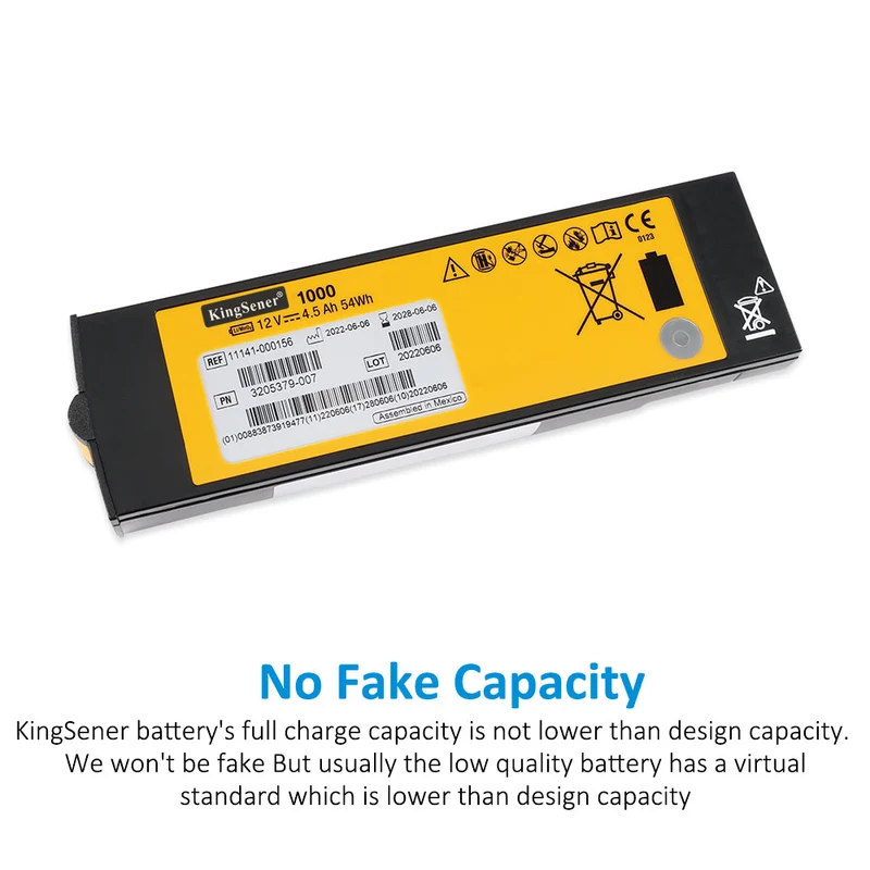 Replacement Battery For Lifepak 1000 AED Battery 11141-000100 11141-000156