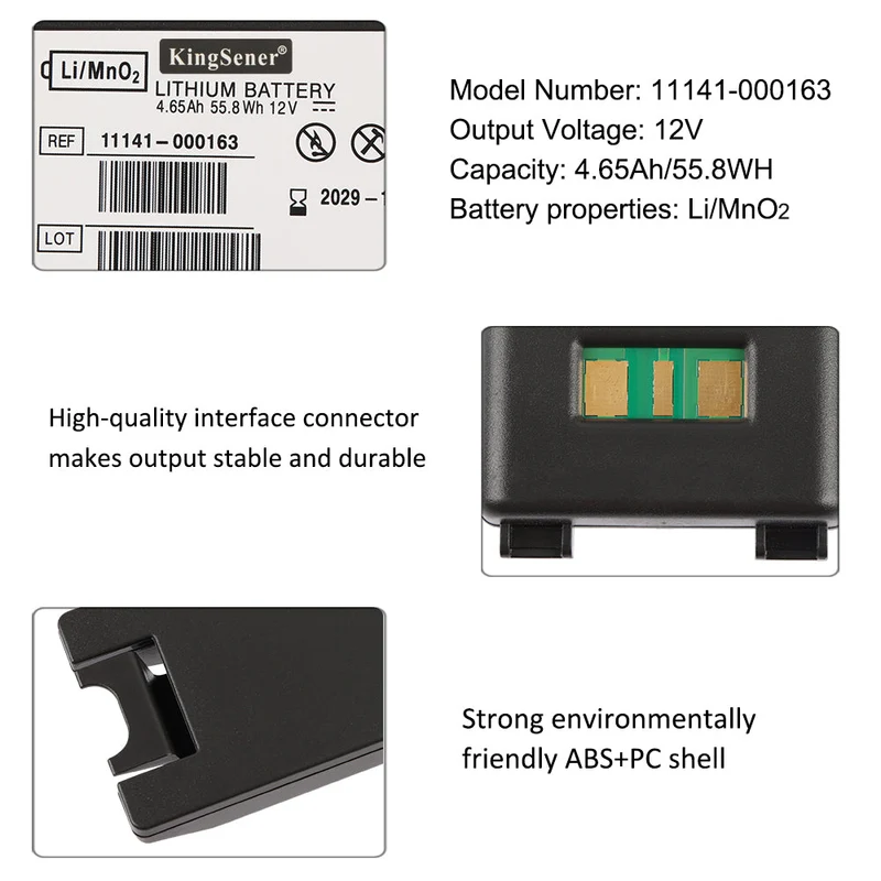 Replacement Battery For 11141-000163 Battery For Physio-Control LIFEPAK CR2 AED Part