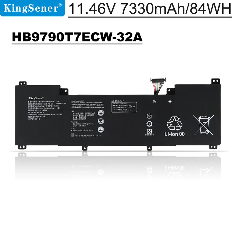HB9790T7ECW-32A Laptop battery For MateBook 16 CREM-WFD9 CREM-WFG9 CREM-WXX9 CREMW-WFD9 84WH | KingSener