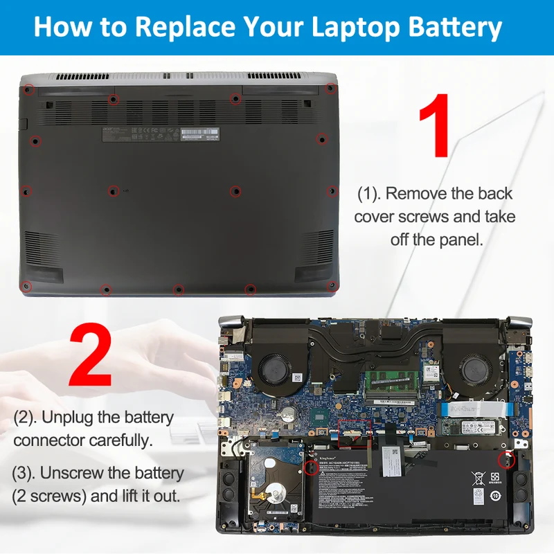 Replacement Battery For Acer Aspire VN7-593G Series VN7-593G-7212 4605mAh