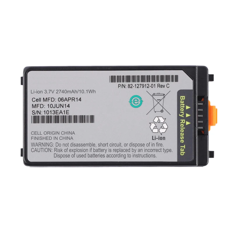 Motorola Symbol MC3000 MC3100 MC3190 Battery 82-127912-01 2740mAh