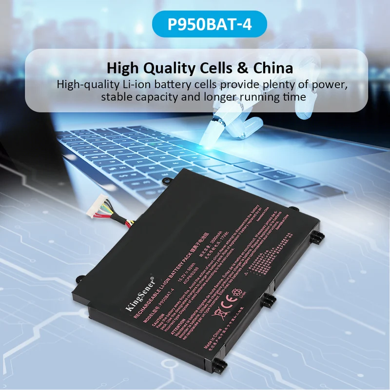 Laptop Battery For HASEE KINGBOOK T96E KINGBOOK T97 15.2V 55WH