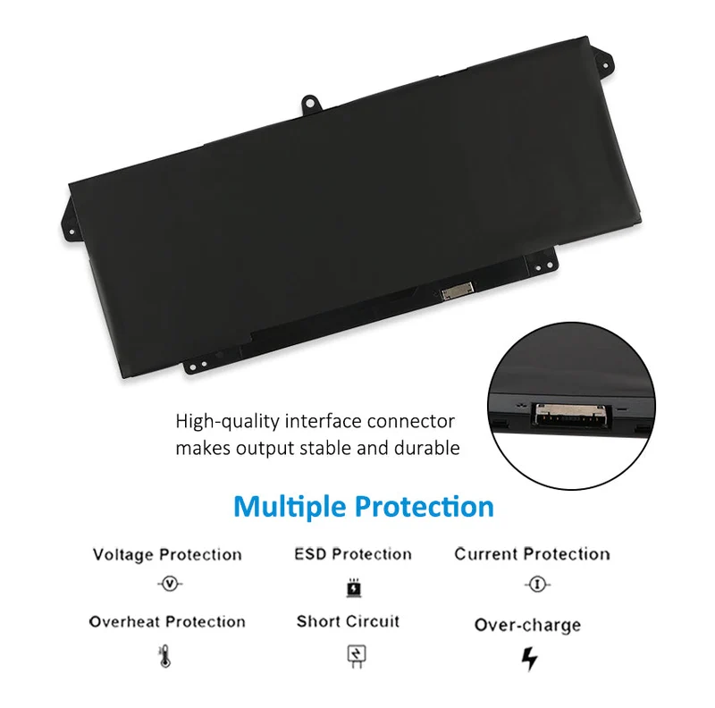 Rechargeable Li-ion Battery For DELL Latitude 15 7520 Series P134G001 P135G001 P138G001 15.2V 63Wh