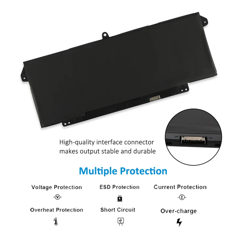 Replacement Battery For Dell 7FMXV 0TN2GY TN2GY 9JM71 4M1JN 1PP63 HDGJ8 MHR4G 727CG 15.2V 63Wh