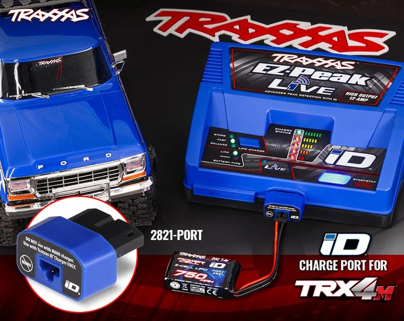 Traxxas Adaptateur Batterie TRX-4M iD 2821-PORT